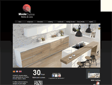 Tablet Screenshot of modecuina.com
